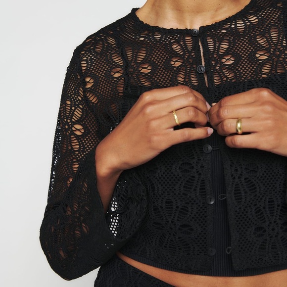 Reformation Lillian Knit Top Size Small - Picture 3 of 7